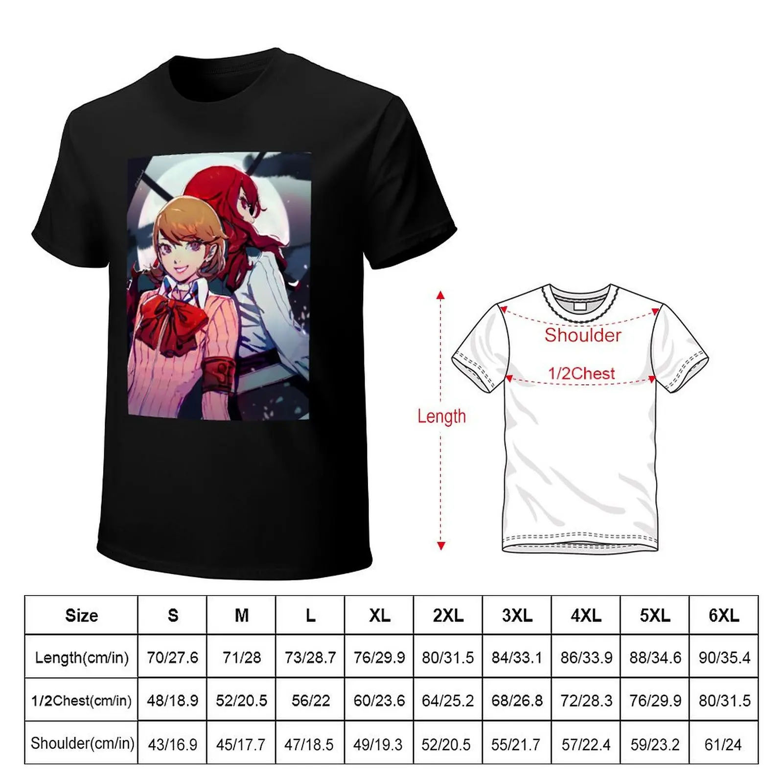Yukari & Mitsuru T-Shirt t shirt custom print T-Shirt