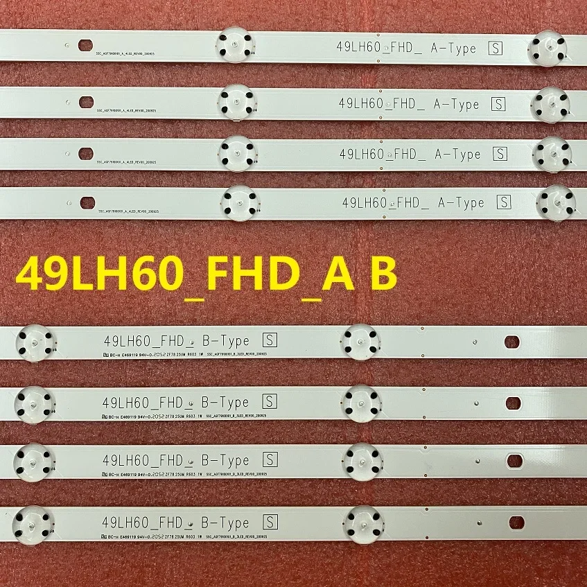 Tira de luces LED, accesorio para televisor de 995mm, 49LH630V, 49LH600T, 49LH604, 49LH604V, 49LW540S, 49lh60 _ fhd_a B ssc_ag79100101 _ A B HC490DUN-ABRR1-211X