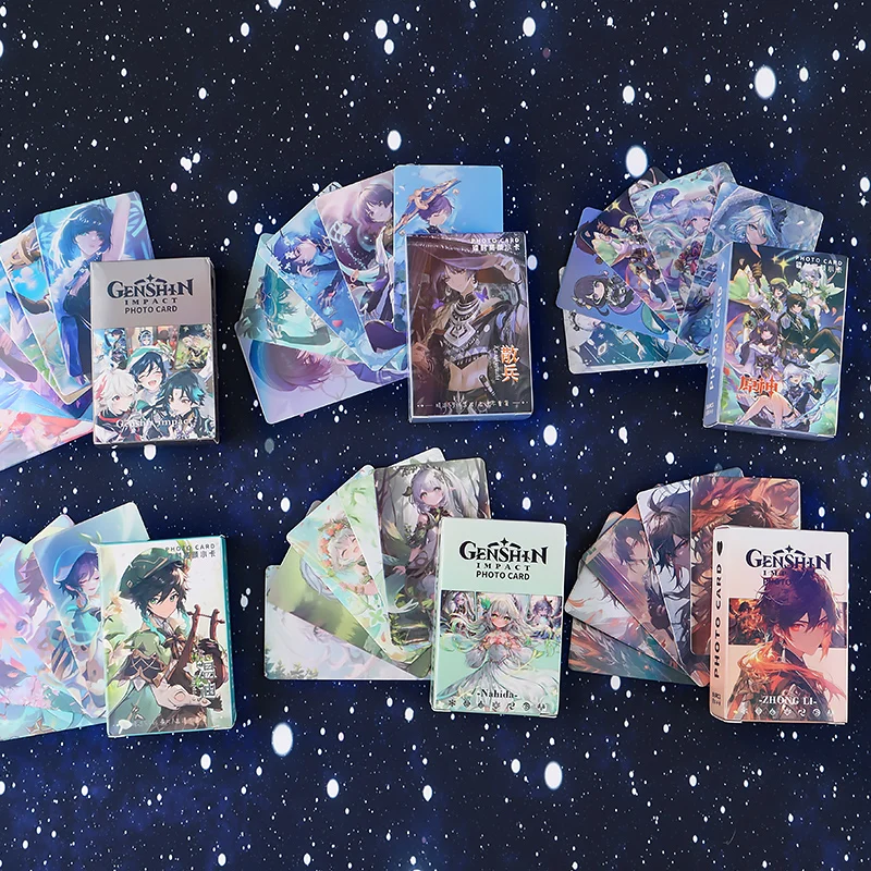 

2025 Anime Honkai: Star Rail Small Card Sparkle Elysia Jingliu Imbibitor Sticker Poster Laser Card Lomo Card Collection Gift