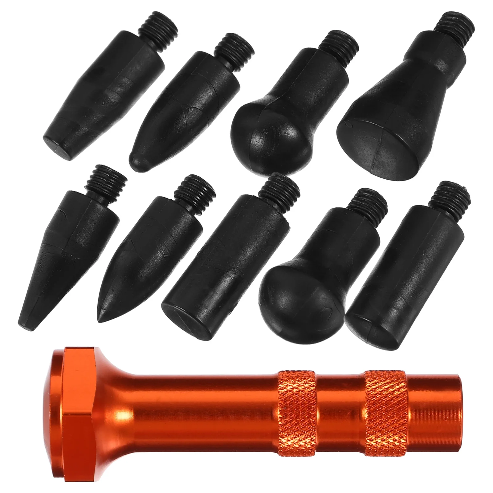 

1Set Dent Repair Tool DIY Tap Down Pen Replacement Tips Set Automotive Dent Removal Kit Paintless Repair Tap Down Pen
