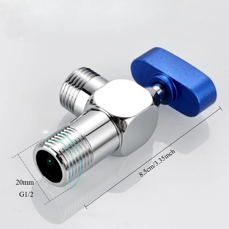 

Bathroom large flow angle valve ball valve core gas valve, water heater valve, brass hot and cold water switch