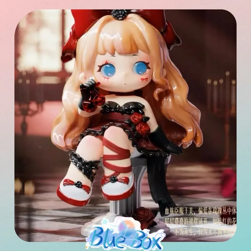 Authentique HERE ZIYULI Night Poem Blind Box, Figurine Gothique Tendance, Ornement de Bureau, Figurine de Collection Exquise, Cadeau Mignon pour Filles