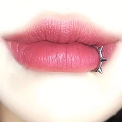 1Pcs Spike Nose Ring Septum Piercing Lip Ring Hinged Fit Snake Bites Piercing Evil Body Jewelry Helix Earring 16G 1.2mm