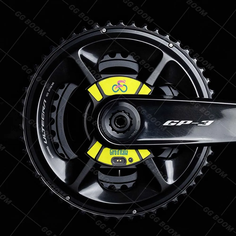 Road Bike Power Meter Decorative Sticker Waterproof Crank Power Meter Color Change Decals Accessories For Sigeyi AXO SL 6
