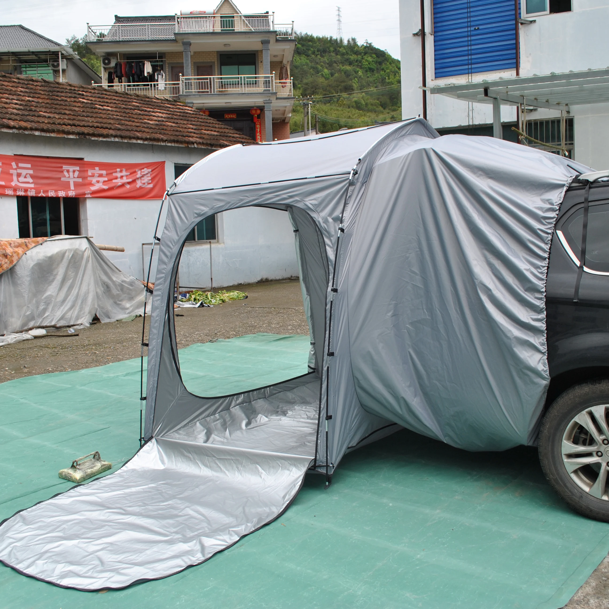 Easy to Set Up SUV Tents, Multi Hatchback Tents, Waterproof Family Camping Tent, Connected to Vehicle, SUV Tailgate Tent