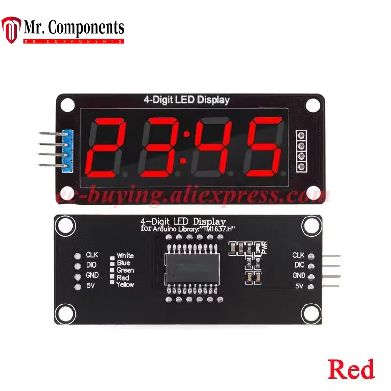 TM1637 LED Display Module for Arduino 4 Digit 7 Segment 0.56 inch 0.56