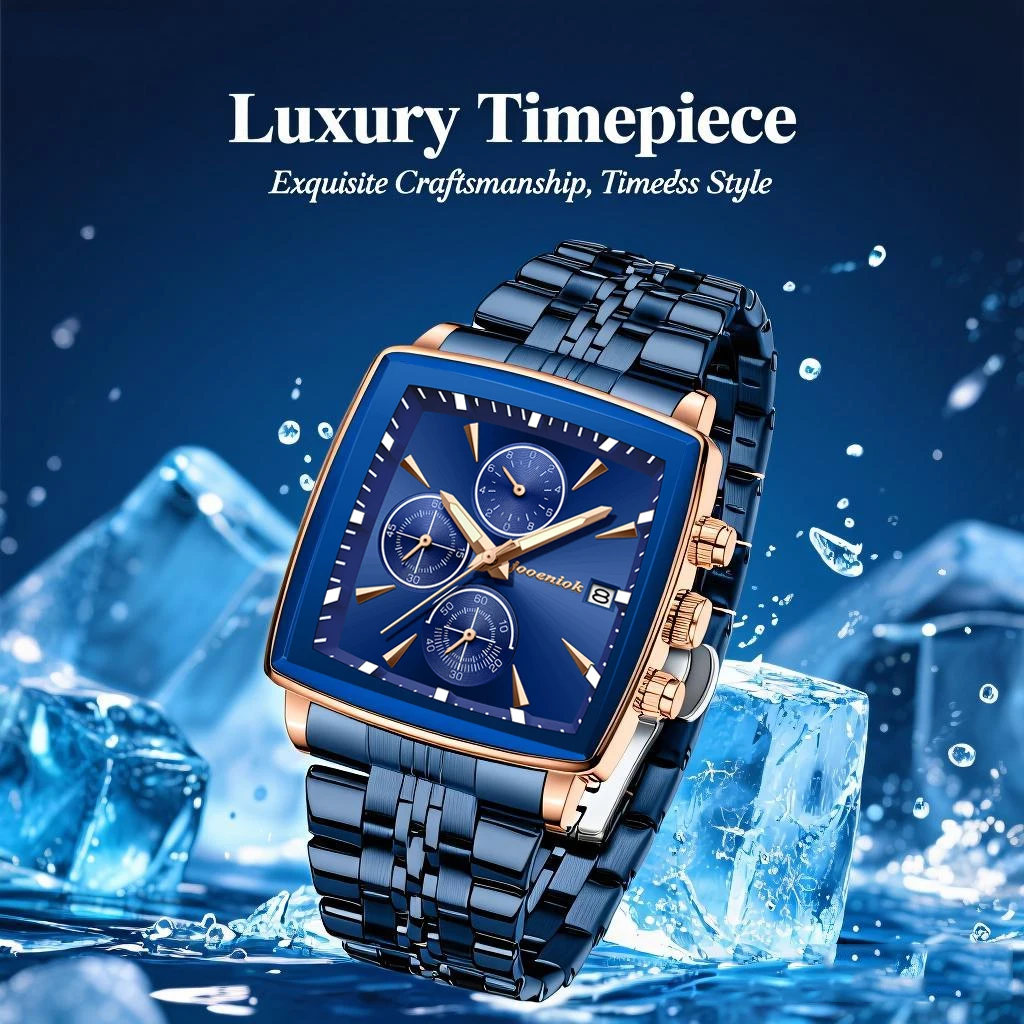 

2025 новые модные мужские часы высокого качества с хронографом, водонепроницаемые светящиеся мужские наручные часы с датой, кварцевые мужские часы из нержавеющей стали