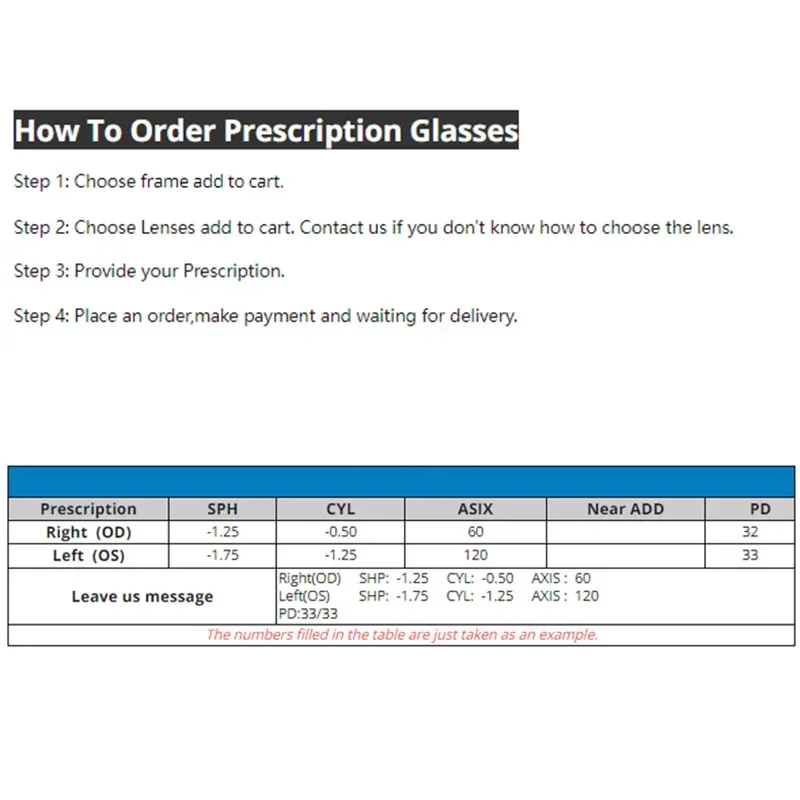 Custom lenses can be made with progressive pieces
