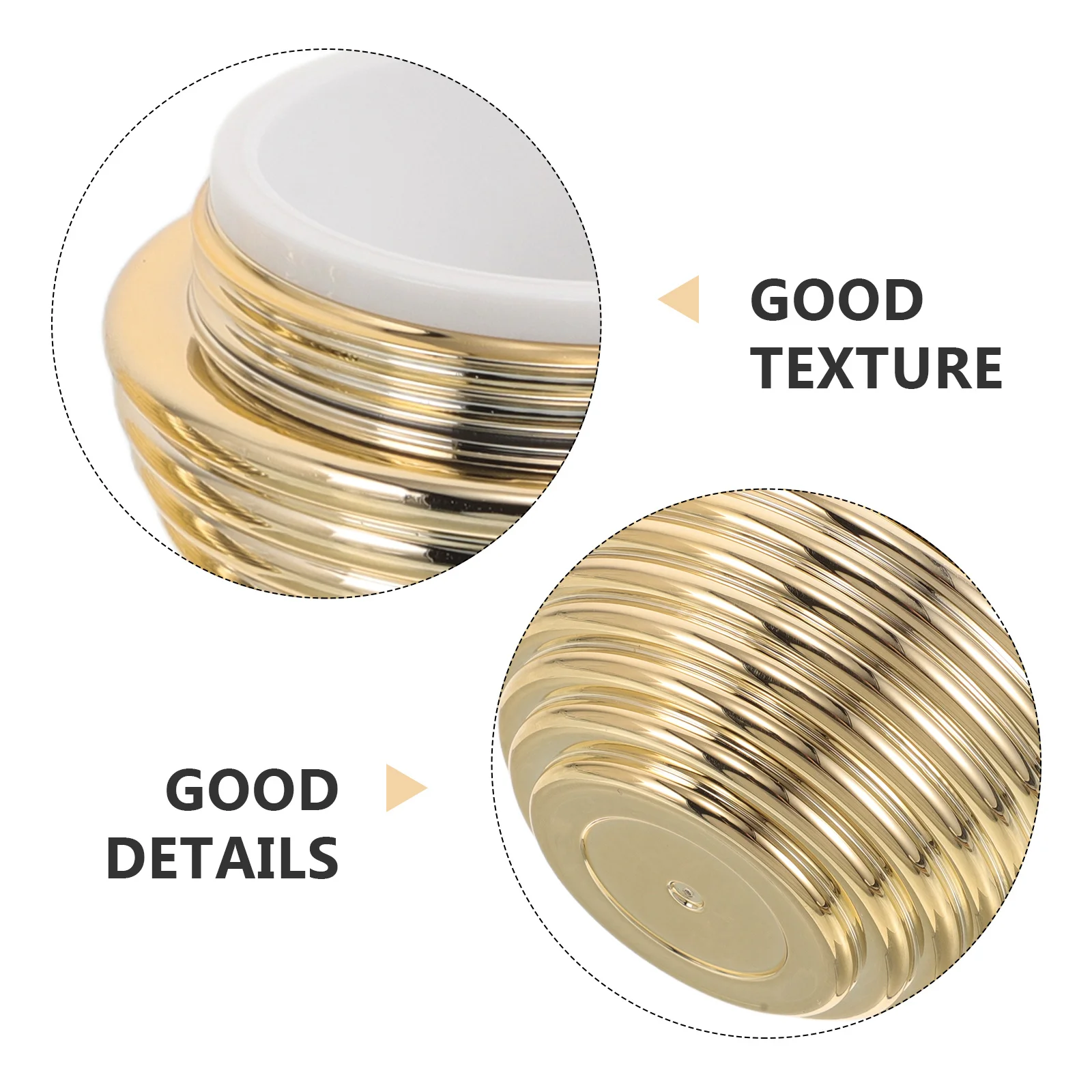 جرة كريم السفر 30 جرام، حاوية أكريليك محمولة مانعة للتسرب، زجاجة لوشن قابلة لإعادة الملء، صندوق كريم الوجه بحجم السفر