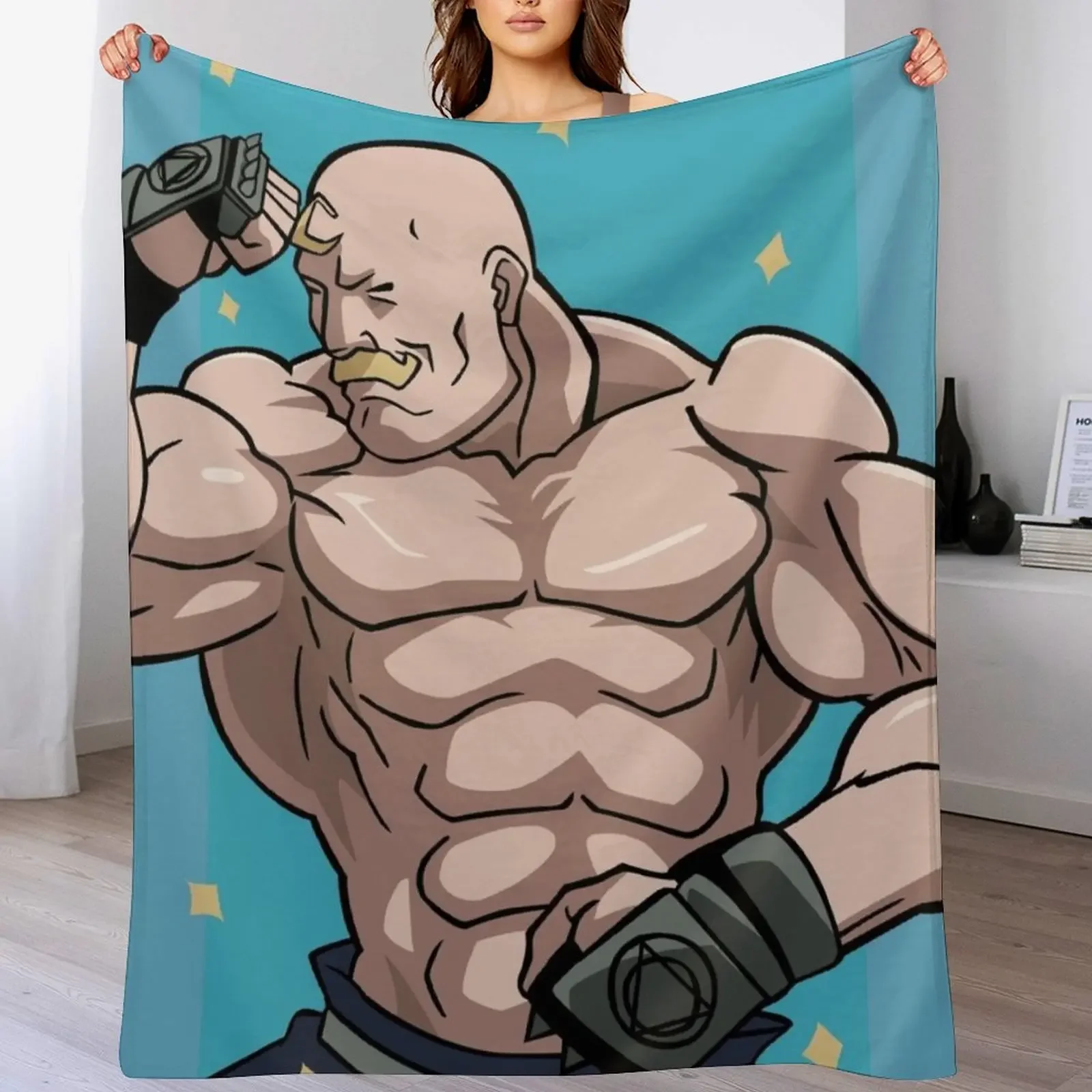 Alex Armstrong Throw Blanket Modern Design Soft Blanket for Home Decor