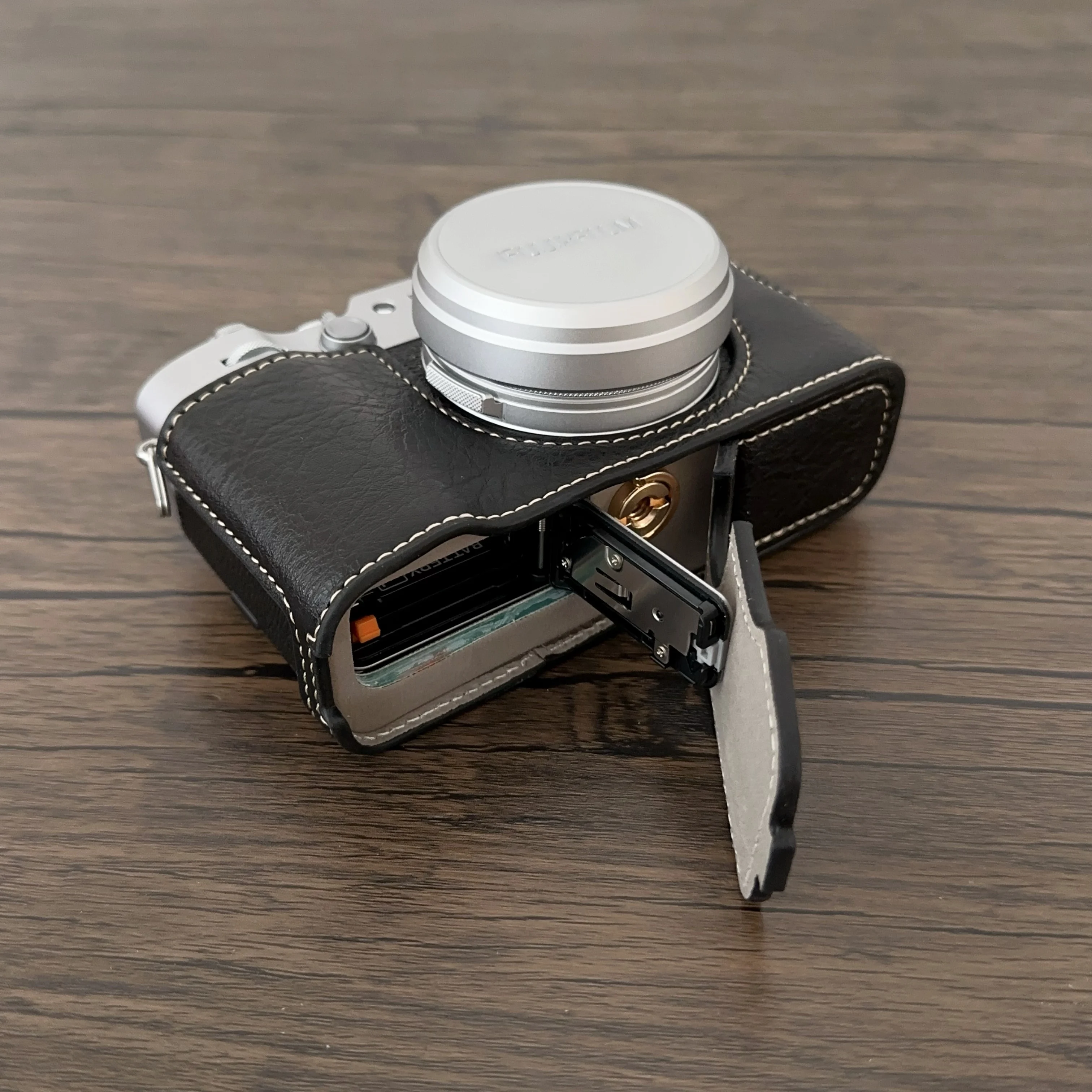 PU Leather Case for Fujifilm Fuji X100VI X-100VI camera bag Hard shell protective pouch