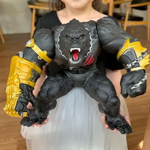 고질라 VS 킹콩 2 로봇 암 포효하는 킹콩 PVC 액션 피규어, 수집용 모델 장난감, 어린이 선물, 대형 사이즈, 28cm, 신제품 