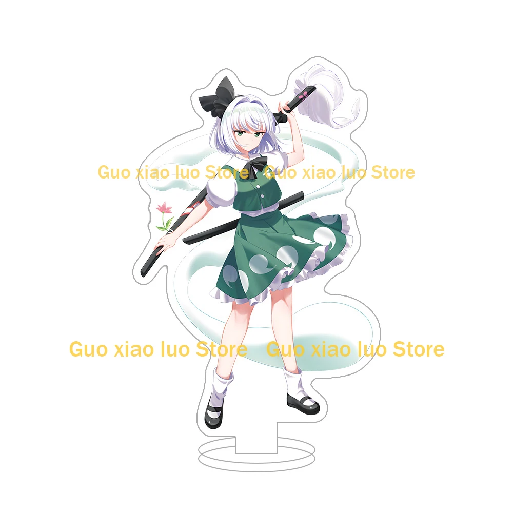Touhou شخصية المشروع Reimu Hakurei Sakuya Izayoi Marisa Kirisame Yukari Yakumo Remilia القرمزي أنيمي الشكل سلسلة مفاتيح مصنوعة من الأكريليك