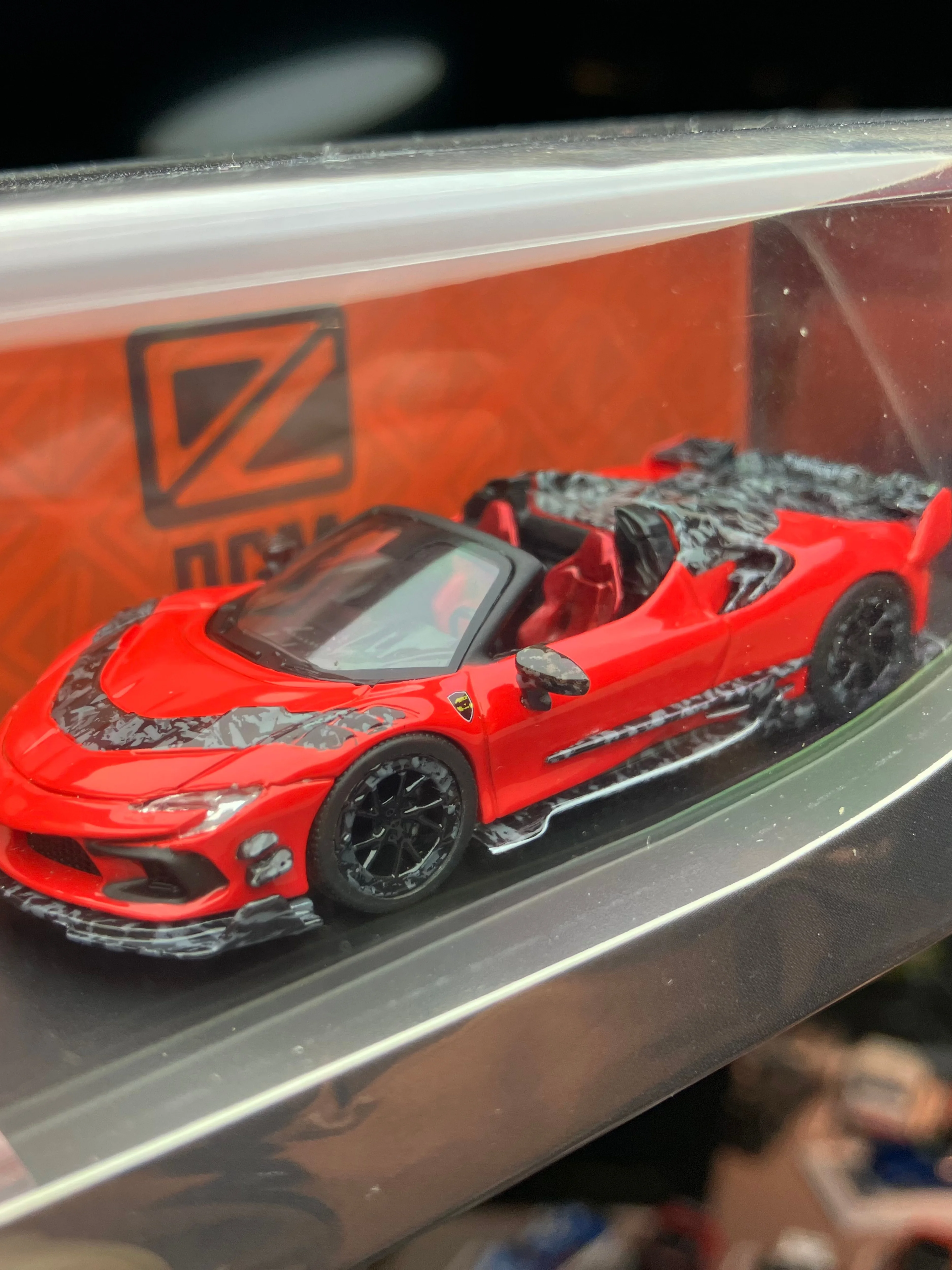 DCM 1:64 SF90 F9XX Super Car Red Diecast Model Car Collection Limited Edition Alloy