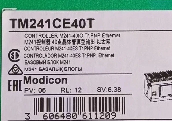 

Brand New Original TM241CE40T 8High-speed Inputs 10 Outputs 4 Source Fast delivery