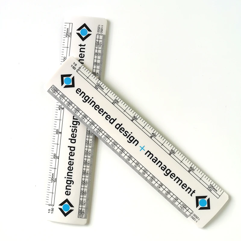 Ruler 15cm 6 Inches Flat Oval Metric 