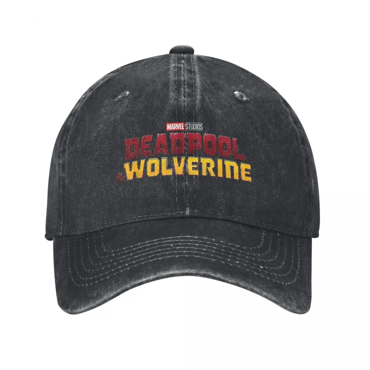 Gorra de béisbol con logotipo de película de Deadpool & Lobezno, sombrero de mezclilla desgastado, Snapback, ajustable, para exteriores, todas las estaciones, Viajes