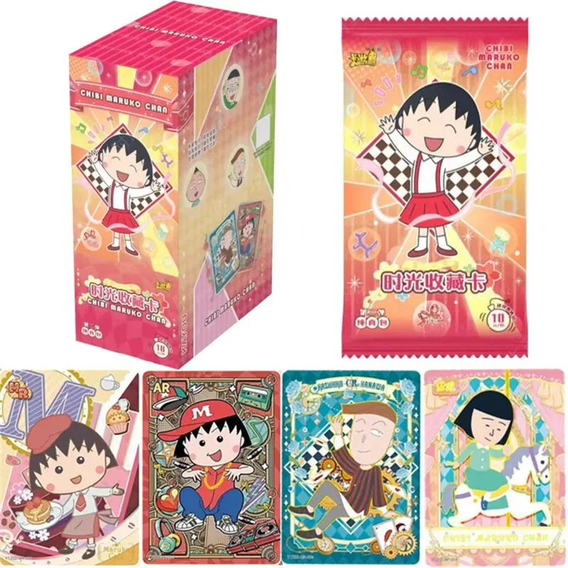 Kayou Chibi Maruko chan Cards Pure bag Vol.02 Time Innocence Pack Rare BP CR Cards Anime Collection Card Children's Toys Gifts