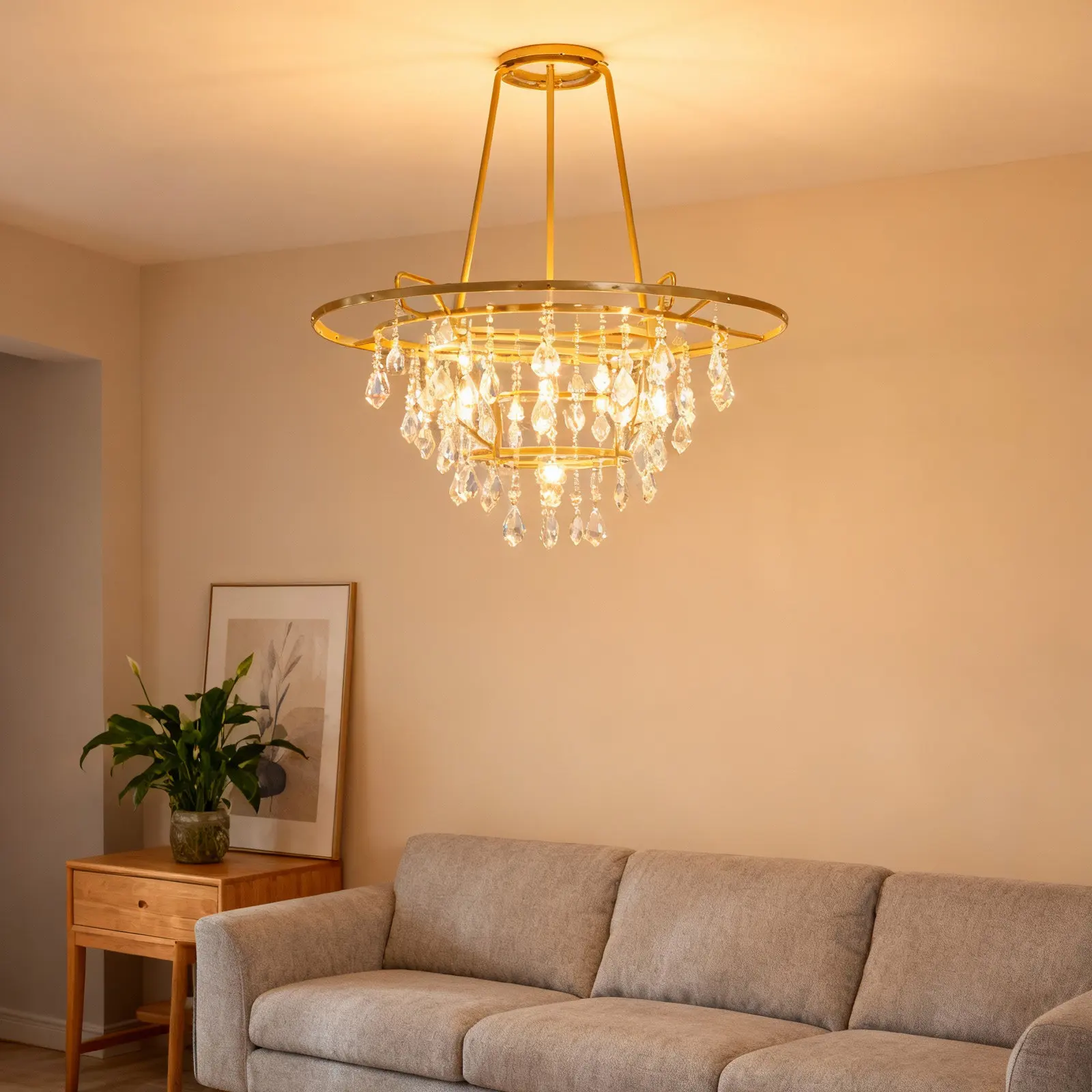 

Металлическая 3-слойная рамка для абажура с термостойким покрытием, защитный каркас для светильника, кольцевой держатель для абажура DIY для настенных и настольных ламп