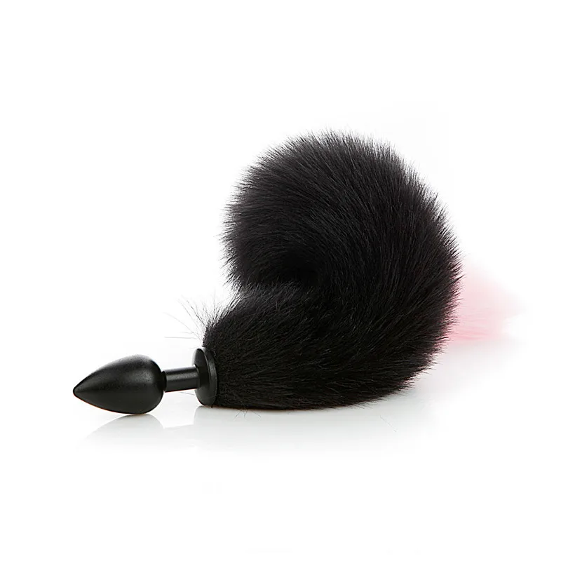 Anal Vaginal Masturbation Anal Dildo Prostate Sexy Fox Tail Adult Sex Toys Metal Anal Plug For Women Butt Plug For Men