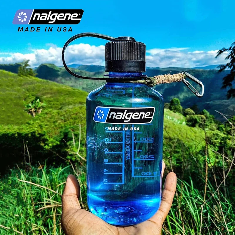 Nalgene-Outdoor Narrow Mouth Water Bottle, Sports Bottle, Camping, Hiking, Student, Kids, Drinking Bottle, 500ml