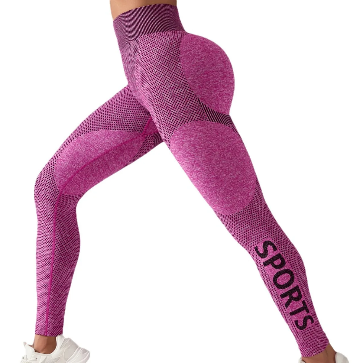 

Color-Block Seamless Yoga Pants, Women's High-Waist Fitness Tights seamless leggings leggins mujer fitness seamless leggings