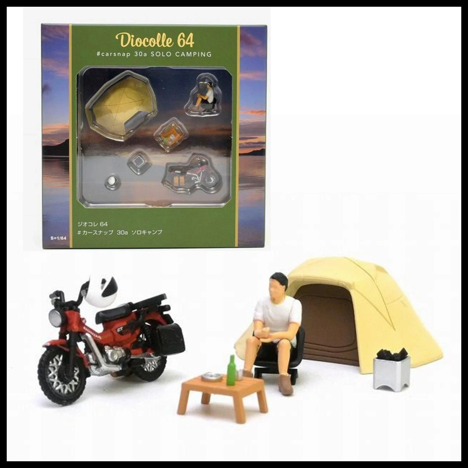 

Limited Vintage TOMYTEC Diocolle 64 Carsnap 30a Solo Camping