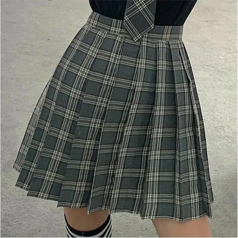 School Dresses For Girls Black Shirt With Tie Short-sleeved Navy Sailor Suit Large-size S-3XL Anime Form High School JK Uniforms