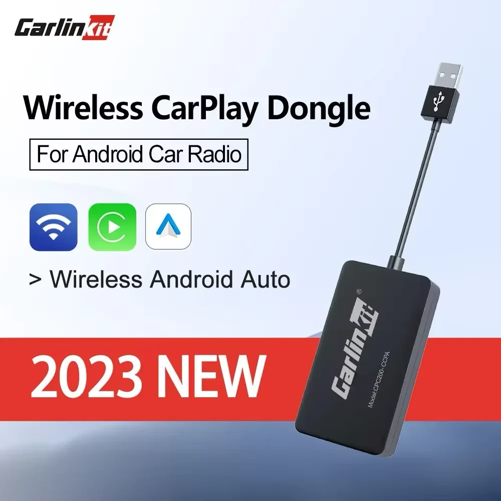 CarlinKit Wired/Wireless CarPlay & Android Auto Dongle Waze Spotify IOS15/16 Android 11 For Modify Android System Car Multimedia