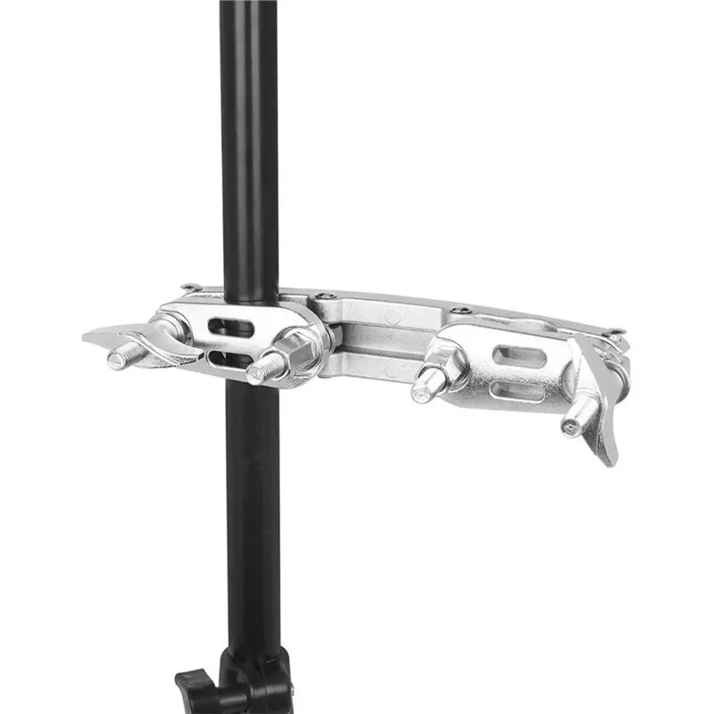 A64T-Two Way Extension Drum Clamp, An Adjustable,Dual Position Mounting Connector For The Secure Setup Of Drum Kits