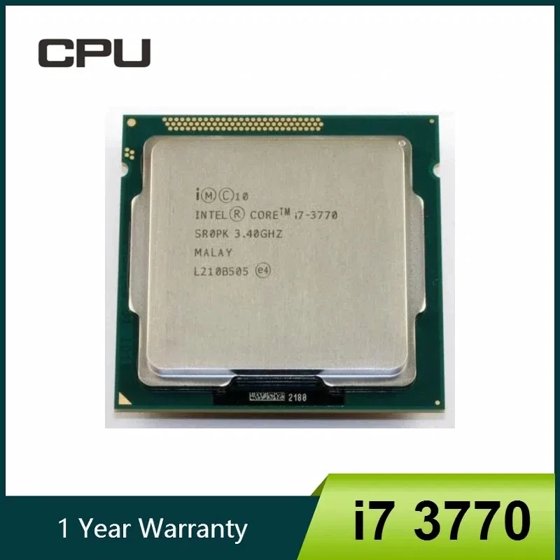 Intel Core i7 3770 3.4GHz SR0PK Quad-Core LGA 1155 CPU Processor