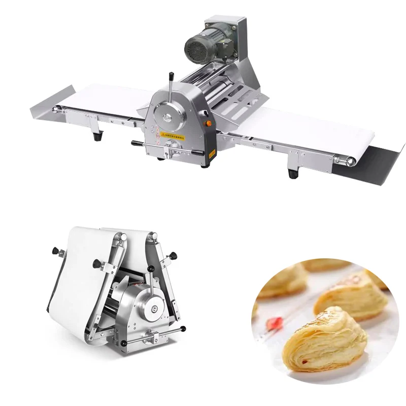 Standing Pastry Croissant Food Machine Dough Sheeter Roller Machine for Bakery Processor