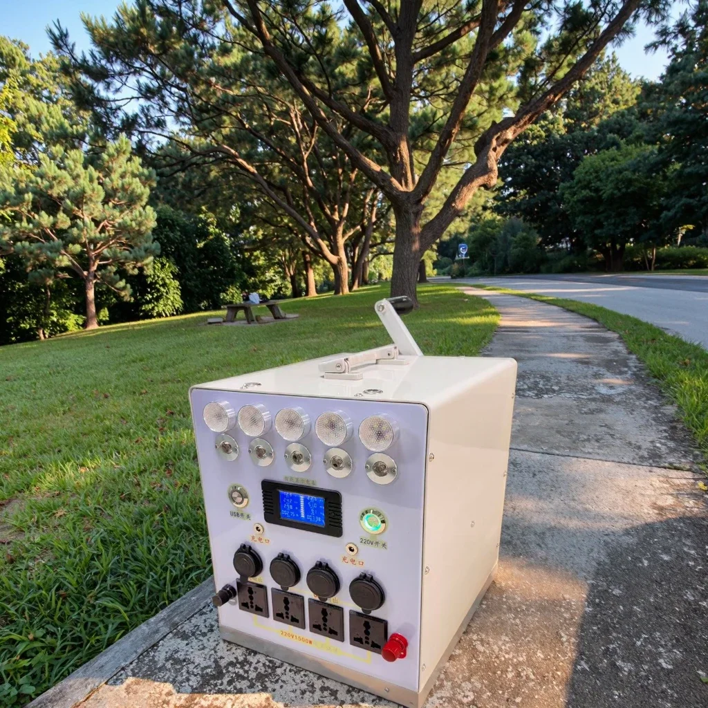 220V mobile power supply high power outdoor 1500W portable large capacity home outdoor camping