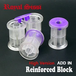 Royal Sissi 20pcs/set empty fly tying bobbin spools high polymer material standard size thread spool fly tying tools accessories