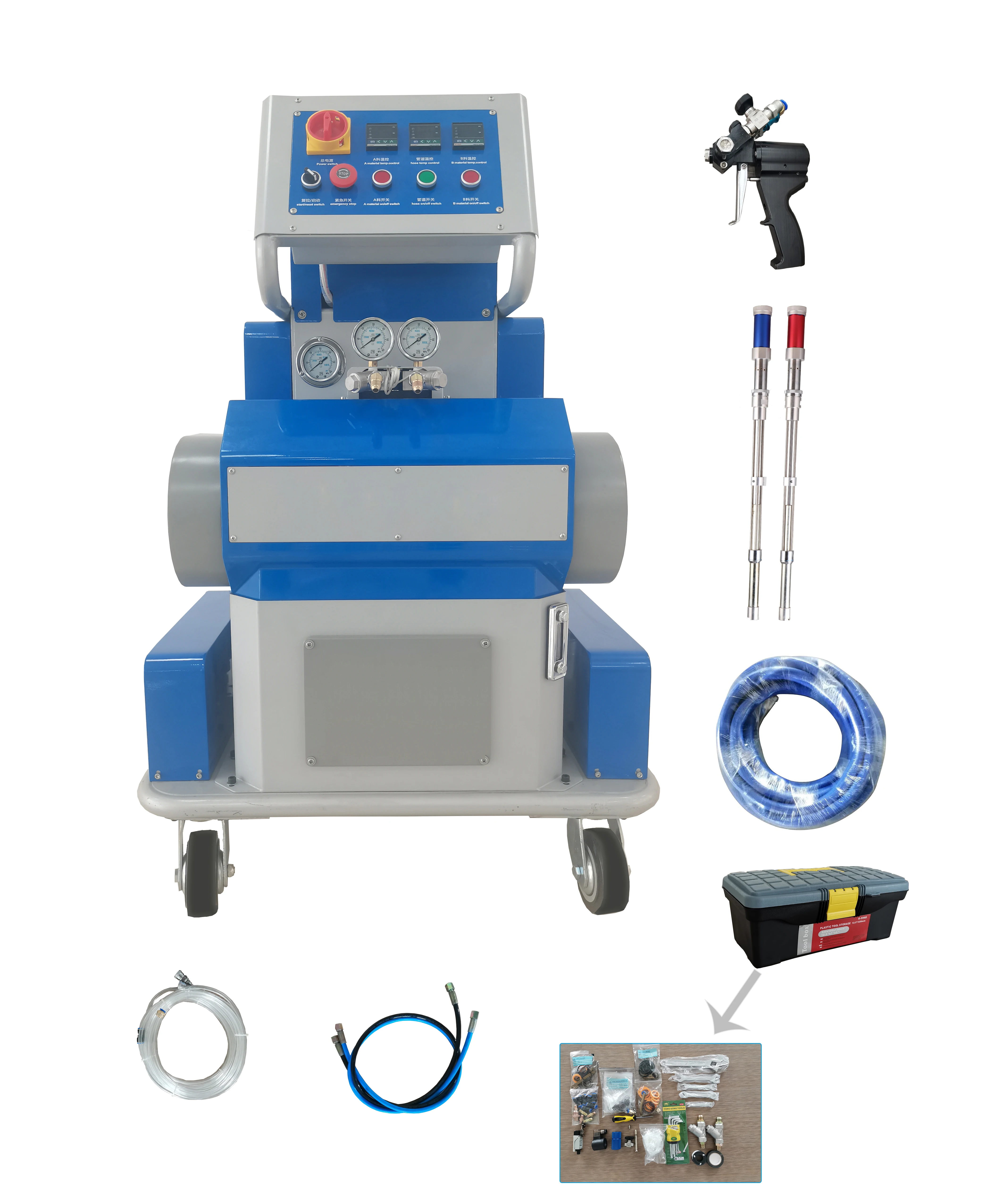 

Professional Grade Hydraulic Polyurethane and Polyurea Spray Machine with Precise Ratio Control Technology 380V