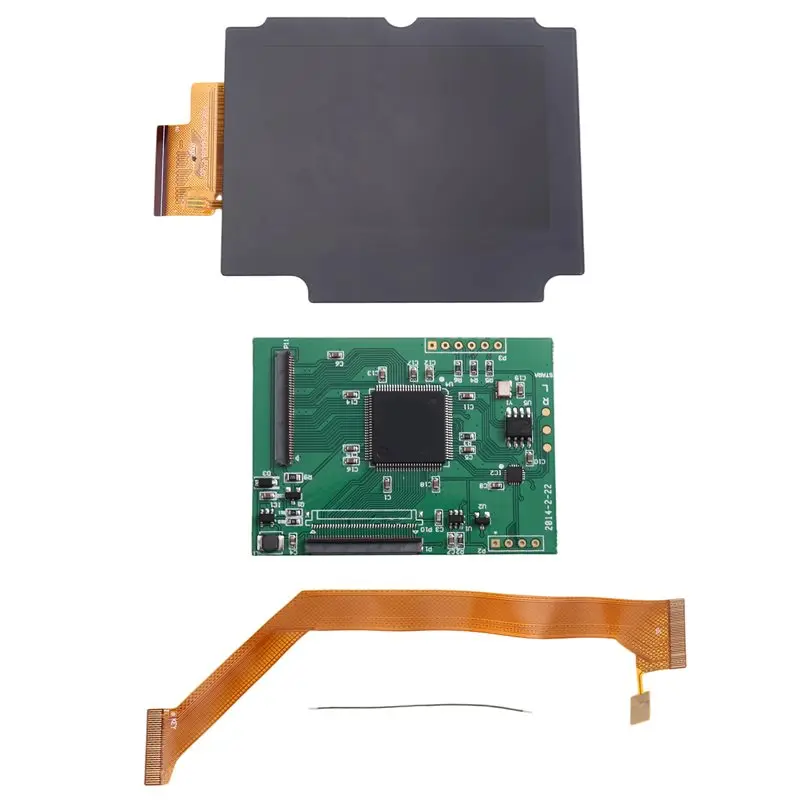 ABGI-IPS LCD 2,9-Zoll-Display mit hoher Helligkeit und Gehäuse-Kit für Gameboy Advance SP - Neue GBASP IPS-Version, kein Zuschne – Detail 7