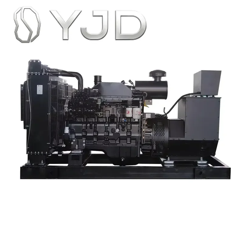 Three-phase 20KW 30KW 50KW 100Kva 150Kva 200Kva 250Kva Single Phase Generator Set Open Frame Type 24V DC Electric