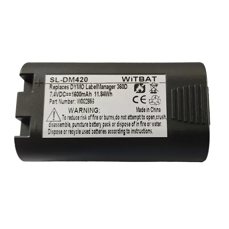 Replacement Battery W002856 for Delta DYMO Rhino 5200 Rhino 4200 Label Maker Printer Rechargeable Power Supply view 5
