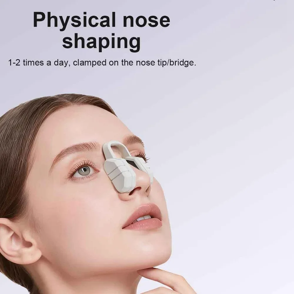 EMS Nose Shaper Clip Microcurrent Pulse Nose Enhancer Bridge Up Lifting Clip, High Bridge Sculpting Massager Beauty Tool