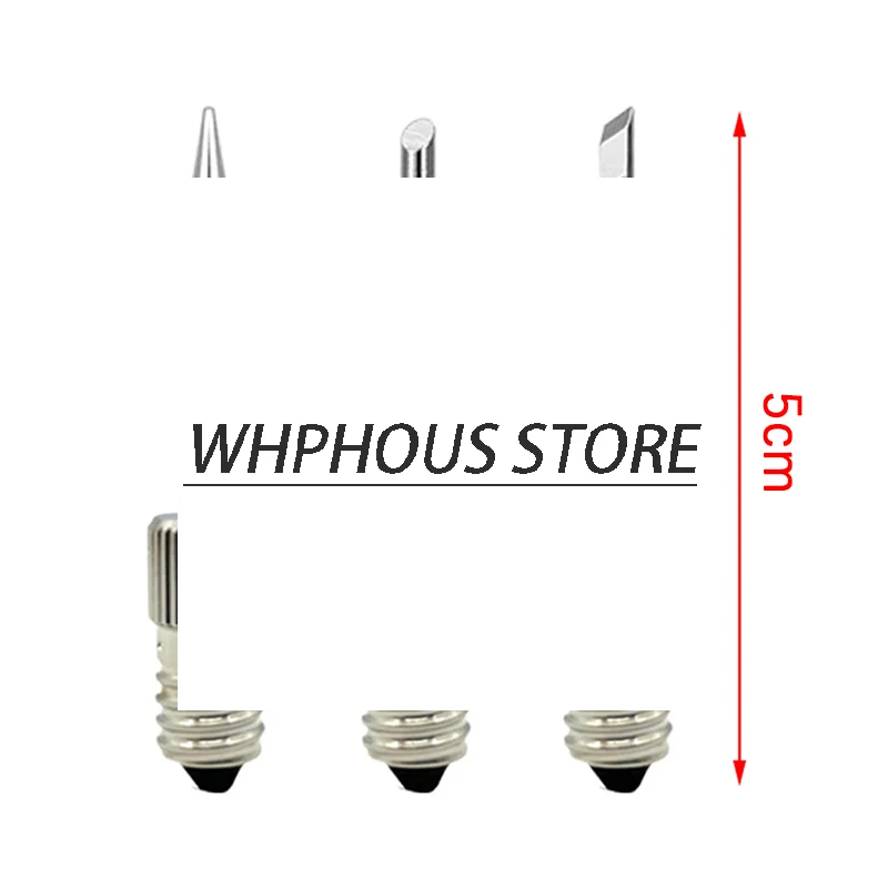 

Welding Soldering Tips USB Soldering Iron Head Replacements Threaded Soldering Tip Fits for E10 Interface Soldering Iron
