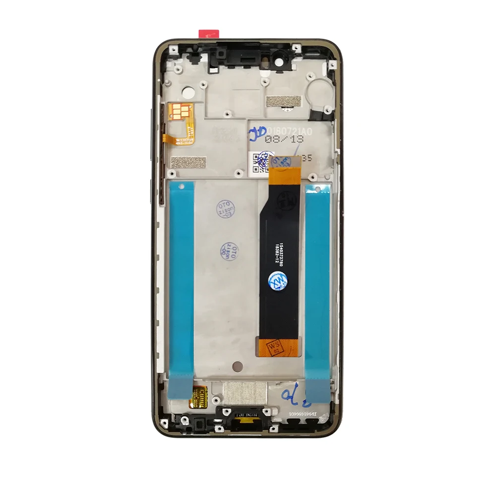 5.86 "จอแสดงผล IPS สําหรับ Nokia 5.1 plus TA-1120, TA-1105 หน้าจอ LCD Touch Panel Digitizer กรอบสําหรับ Nokia X5