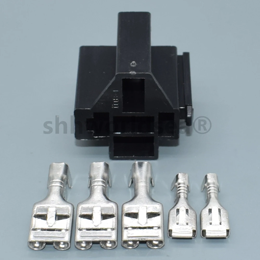 shhworldsea DJ7051A-6.3/9.5-21 5Pin relay socket Car Electrical Wire Connectors for VW,BMW,Audi,Toyota,NISSAN