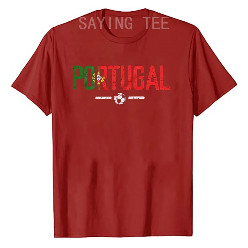 Portugal Flag | Portuguese T-Shirt Coat of Arms Tee Flag Souvenir Gift Lisbon Outfit Portugal Soccer Ball Shirts Futbol Clothes