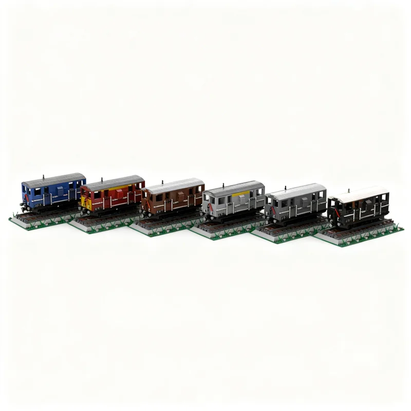 5312pcs MOC PACK BR ZUV ZUA Shark Ballast Train Supplemental Model Building Blocks Toys Construction Christmas Gifts Idea DIY