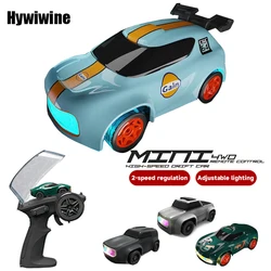 Mini RC Drift Car 4WD High Speed Remote Control Electric Toy with LED Lights Off Road Racing Vehicle for Kids Boys Girls Gift