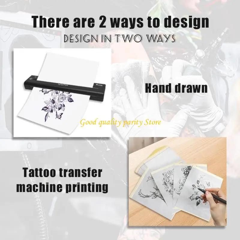 

M4YA 10/30/50 Sheets Tattooed Stencils Paper Easy to Use Tattooed Transfer Paper