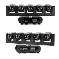 5X40W Led Beam Moving Head Light DMX Controller Rotating Stage Beam  Effect Moving Head Light for DJ Disco Bar