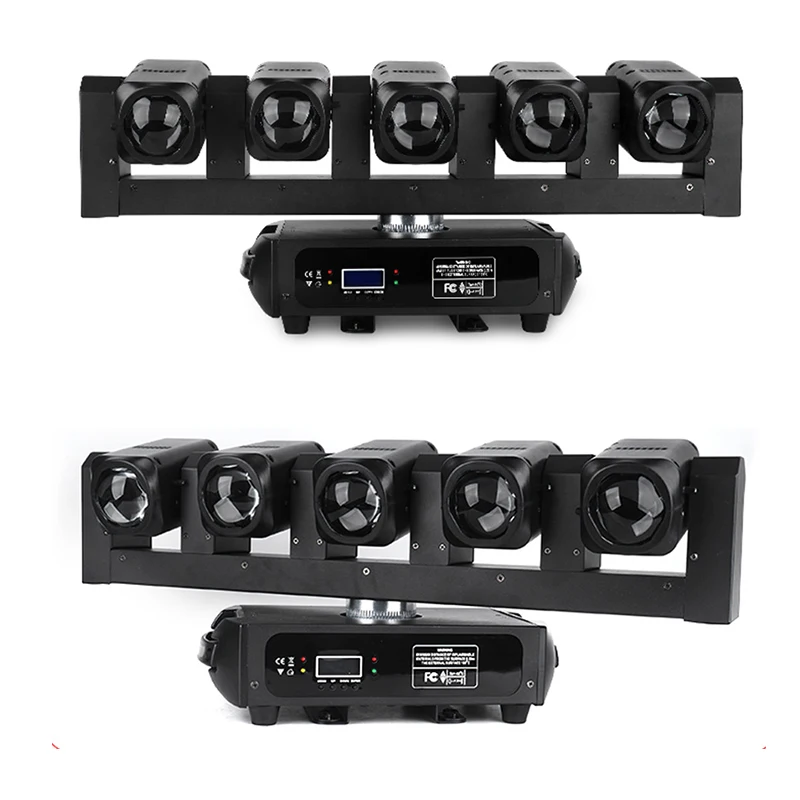 5X40W Led Beam Moving Head Light DMX Infinite Rotating Stage Moving Head Effect for DJ Disco Stage Event