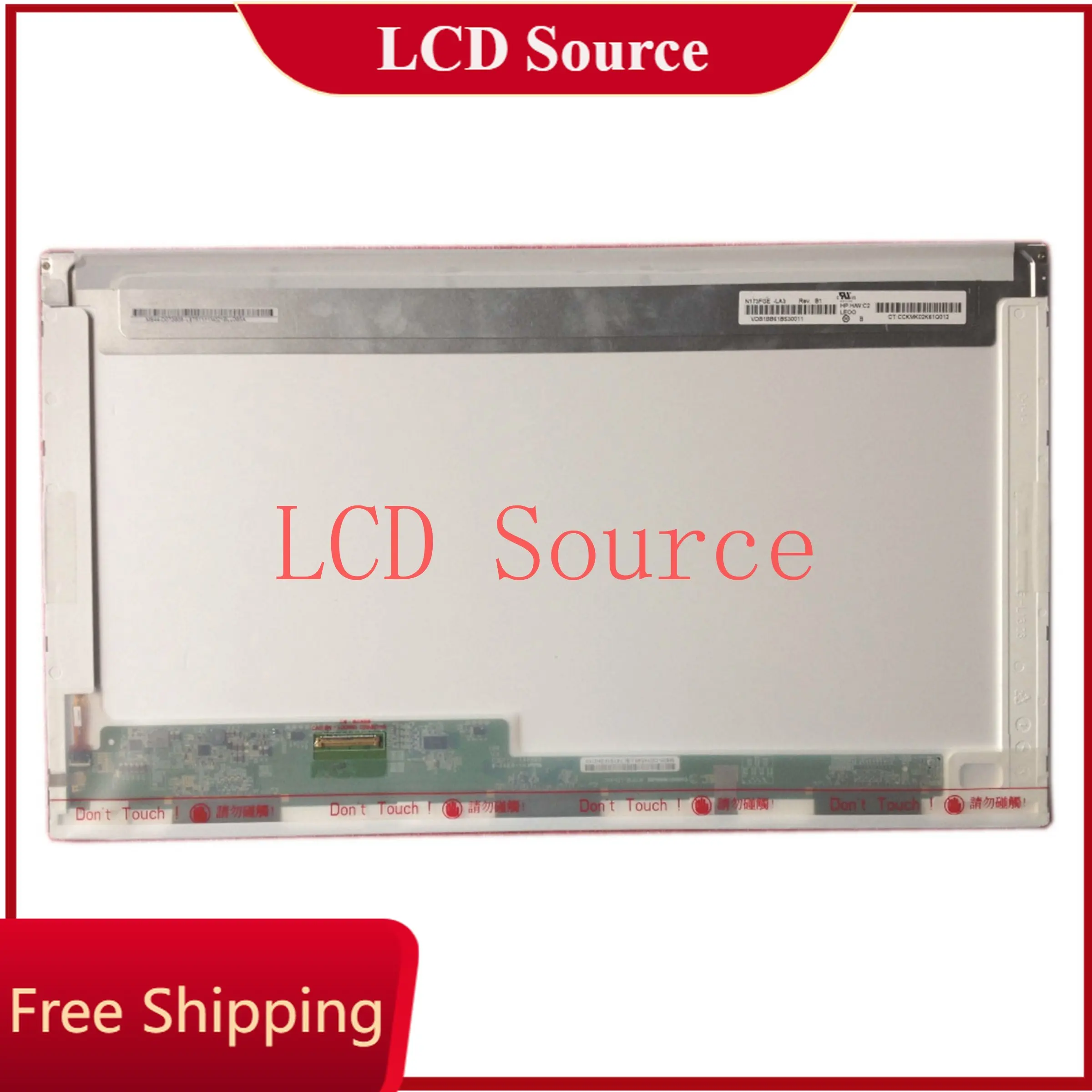 

N173FGE-LA3 L23 L21 L13 L12 fit LP173WD1 TLG2 TLH4 TLD1 TLD3 TLN2 TLN1 40 PIN LCD LED Screen LTN173KT01 LTN173KT02