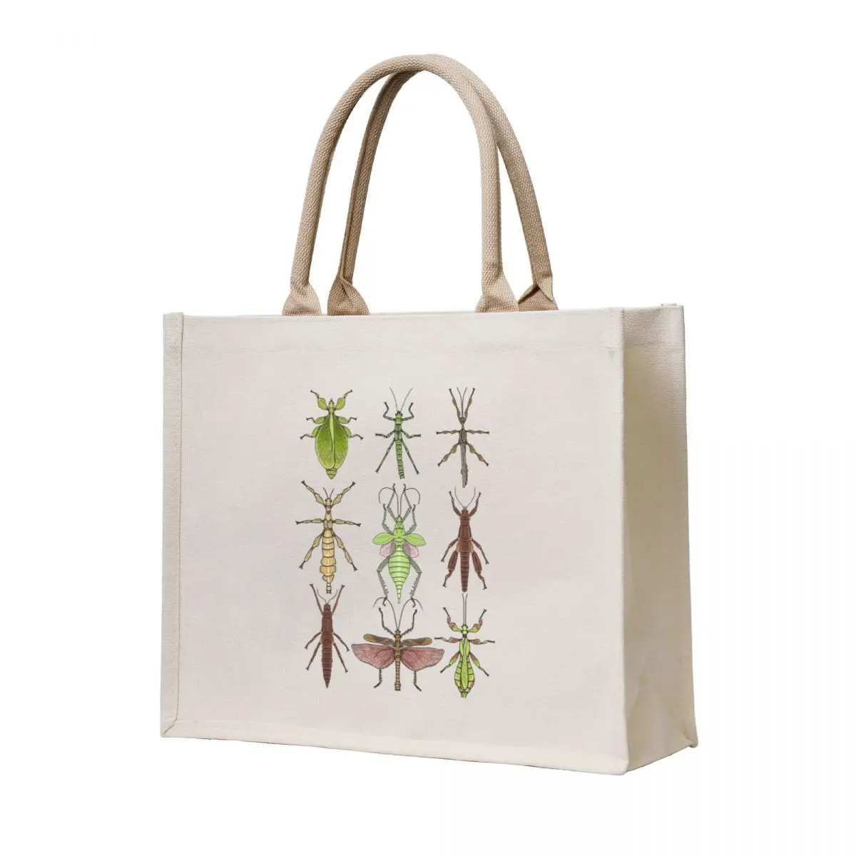 

Stick insect Phasmatodea Pattern Tote Bag Women's beach bags Lady bag shopping bag university shopper